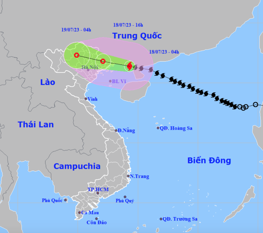 Bão số 1 cách Quảng Ninh khoảng 140km, tiến nhanh về đất liền