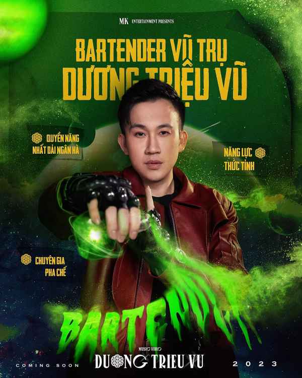 Dương Triệu Vũ chính thức tung trailer MV 'Bartender'