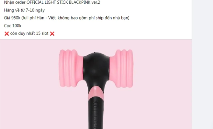 Gậy cổ vũ BlackPink giá cả triệu vẫn được săn lùng ráo riết Ảnh 4