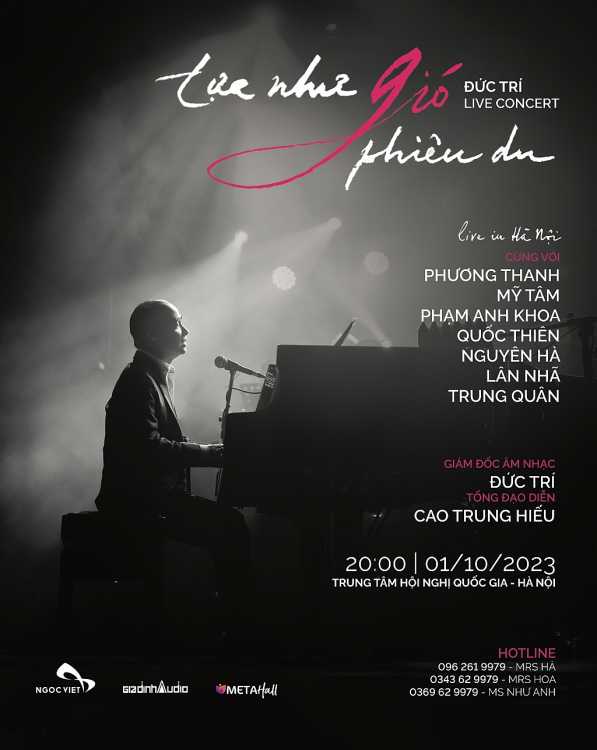 Live concert Đức Trí 'Tựa như gió phiêu du'