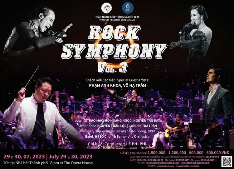 Nhạc trưởng Lê Phi Phi cùng đêm nhạc 'Rock Symphony Vol.3' tại TP.HCM