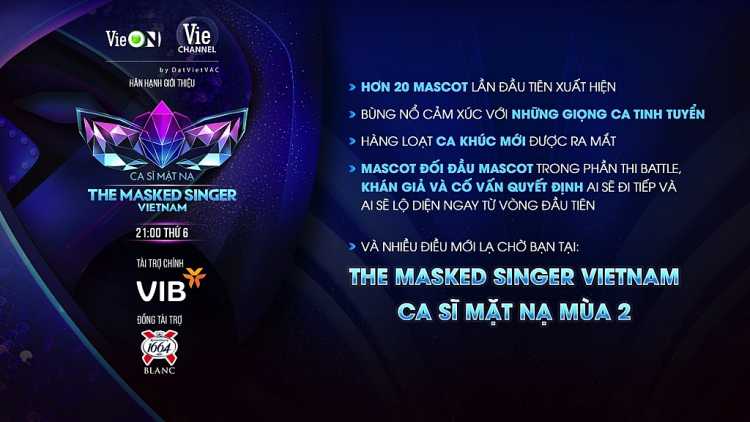 'The masked singer Vietnam – Ca sĩ mặt nạ' mùa 2: Hơn 20 mascot lần đầu xuất hiện, sẽ cởi mặt nạ lộ diện ngay vòng đầu