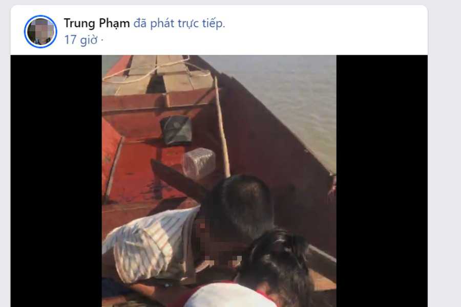 Tìm thấy thi thể cha và 2 con nhỏ tử vong thương tâm do lật thuyền đánh cá khi đang livestream trên Facebook