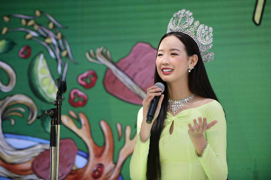 Hoa hậu Bảo Ngọc rạng rỡ hình ảnh phụ nữ Việt Nam trong chương trình 'Việt Nam Phở Festival 2023' tại Nhật Bản