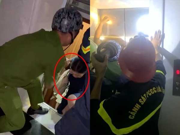 Giải cứu 5 người bị mắc kẹt trong thang máy ở TP HCM