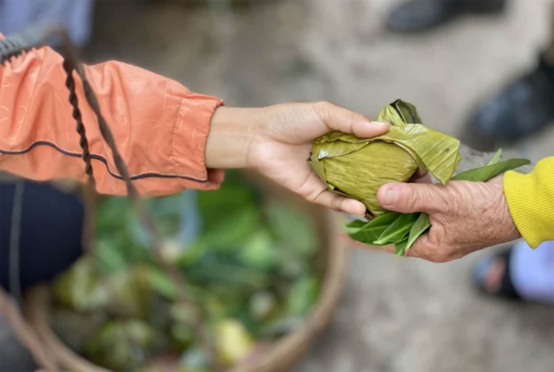 Độc đáo những phiên chợ chỉ dùng lá cây thay tiền ở Việt Nam