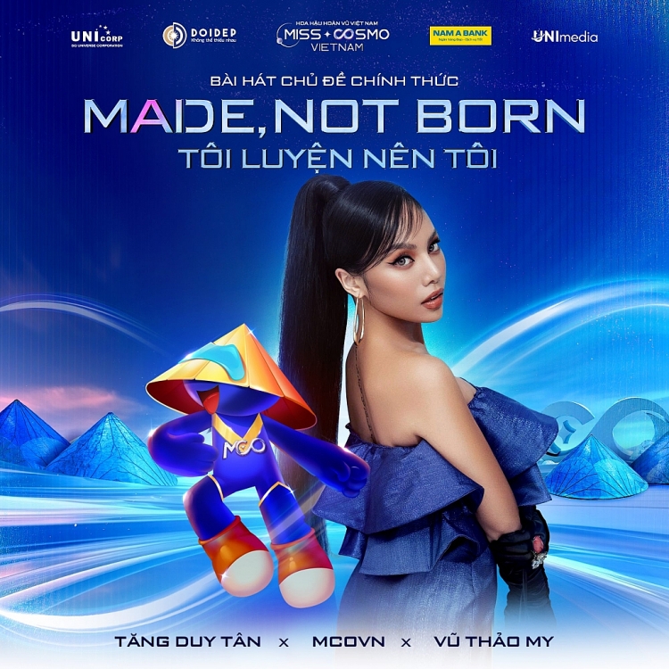 'Hoa hậu hoàn vũ Việt Nam 2023' chính thức ra mắt bài hát chủ đề 'Made, Not Born - Tôi luyện nên tôi'